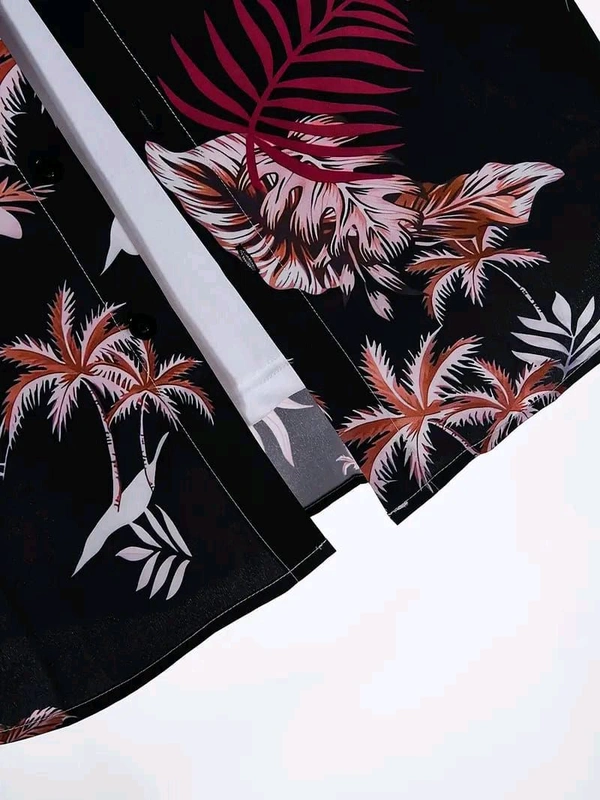 *🤩 SPECIAL SUMMER 🏝️ MEN'S DIGITAL PRINTED BEACH AND NIGHT WEAR* Shirt+Short 💘 - XXL