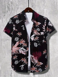 *🤩 SPECIAL SUMMER 🏝️ MEN'S DIGITAL PRINTED BEACH AND NIGHT WEAR* Shirt+Short 💘 - XXL