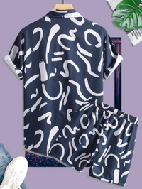 *🤩 SPECIAL SUMMER 🏝️ MEN'S BEACH AND NIGHT COMFORT WEAR*  Shirt - L