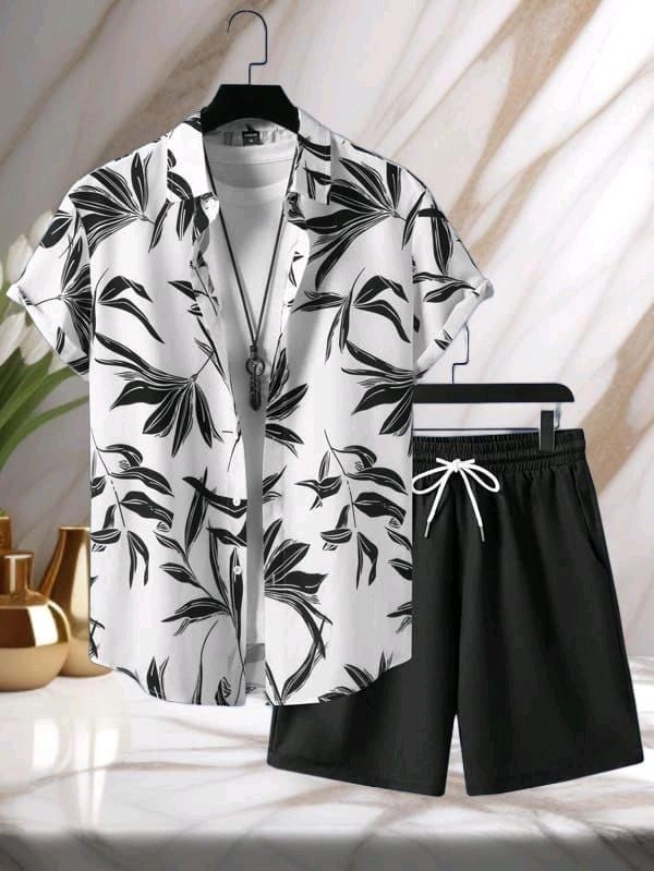 *🤩 SPECIAL SUMMER 🏝️ MEN'S BEACH AND NIGHT COMFORT WEAR*  Shirt - XL