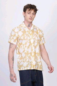 *😎 MEN'S SPECIAL UNIQUE DESIGNED COMFORTABLE FABRIC SHIRT* 🤗 - L
