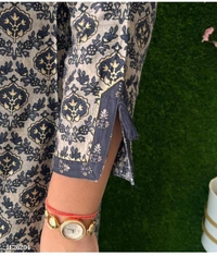Pure Fine Reyon Kurti Pant Dupatta - XXL