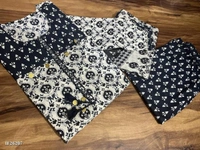 Pure Fine Reyon Kurti Pant Dupatta - XXL