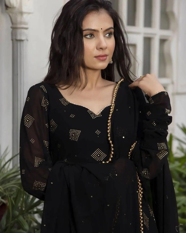 Black Beauty Gown - Black, L