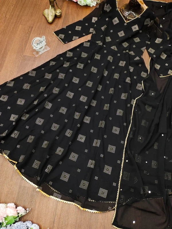 Black Beauty Gown - Black, L