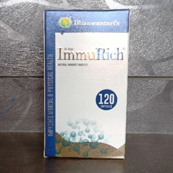 Dhanwantari Distributors Pvt Ltd Immurich Capsule (120 Capsules)