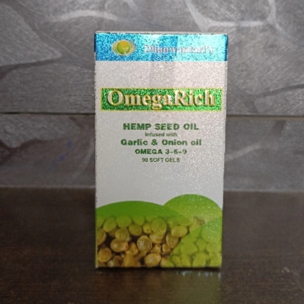 Dhanwantari Distributors Pvt Ltd Omegarich Softgels 