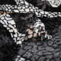 Morado Single Bed Flannel Fabric Quilt/Duvet/Rajai/Blanket Cover for Winters | Warm & Soft | 190 GSM | 60x90 Inches (Navy BrownRose) - Navy Blue Rose