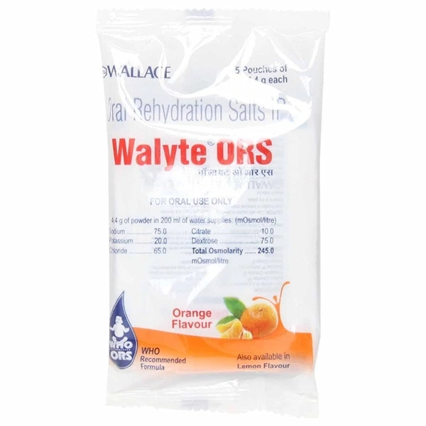 Walyte Orange Powder Sachet (5 pcs x 4.40 Gm)