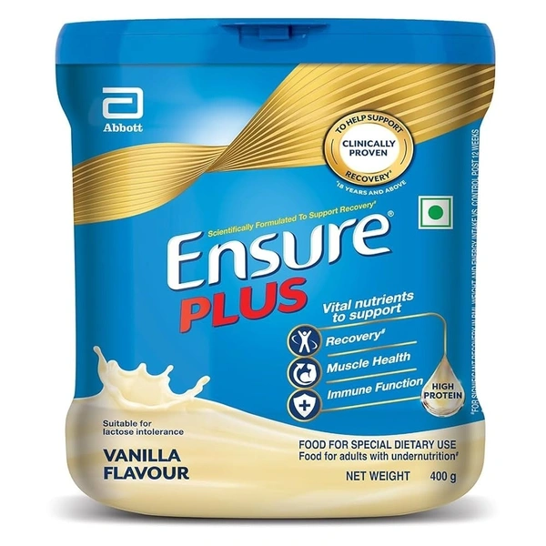 Ensure Plus Vanilla Flavour Powder Jar( 400gm )
