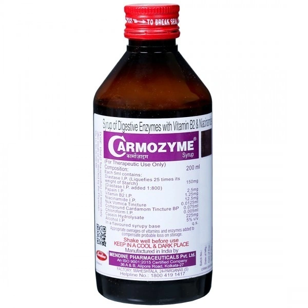 Carmozyme Syrup (200 Ml)