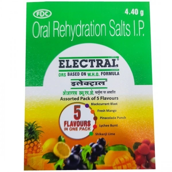 Electral 5 Flavours Sachet (5 pcs x 4.40 Gm)