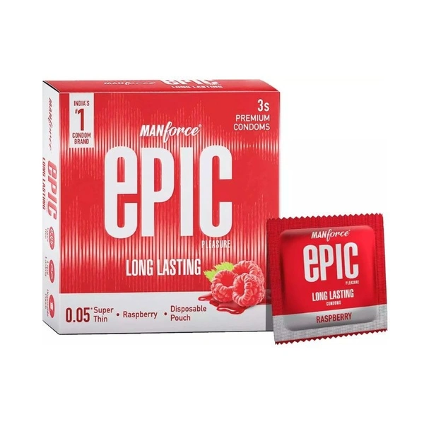 Manforce Condoms EPIC Long Lasting (3 Pcs)