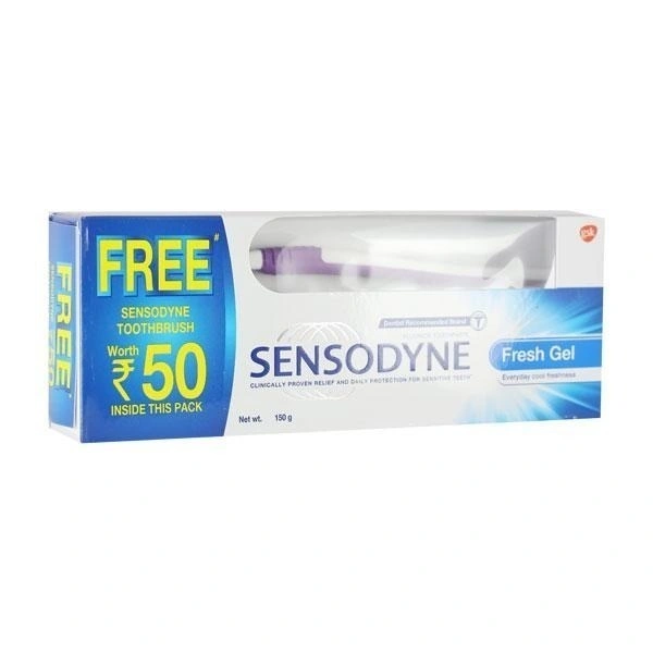 Sensodyne Fresh Gel (Paste+Brush) (150 Gm)