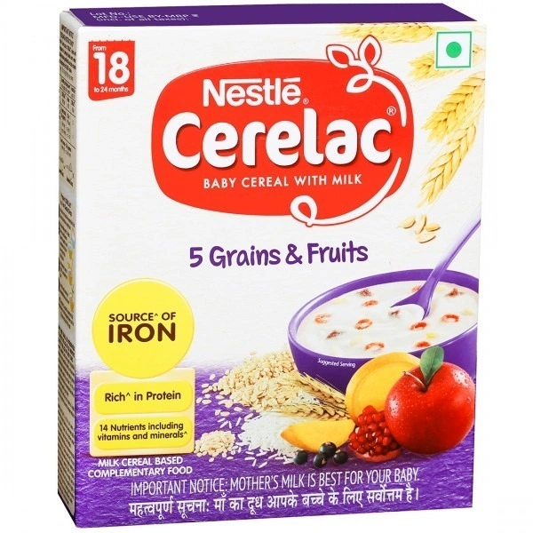 Cerelac 18 (5 Grains & Fruits) (300 Gm)