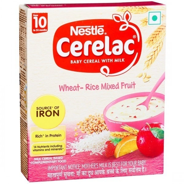Cerelac 10 (Wheat-Rice Mixed Fruit) 400Gm
