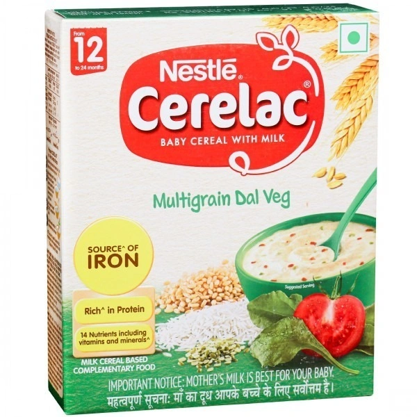 Cerelac 12 (Multi Grain Dal Veg) 400Gm