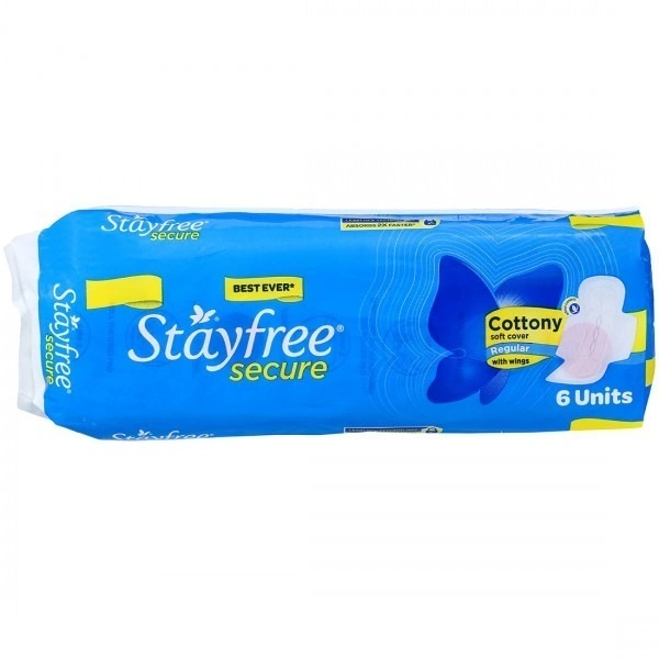 Stayfree Regular Pads (6 Pic)