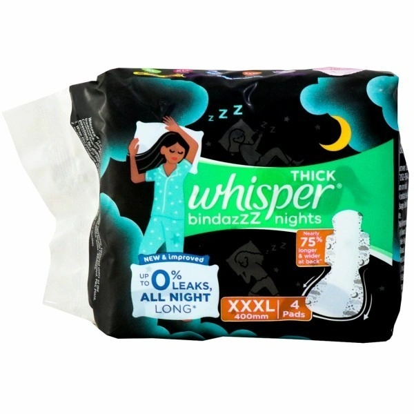 Whisper Nights (Xxxl +) (4 Pads)