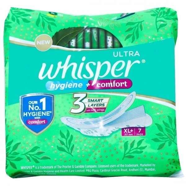 Whisper Comfort Ultra Xl (7 Pads)