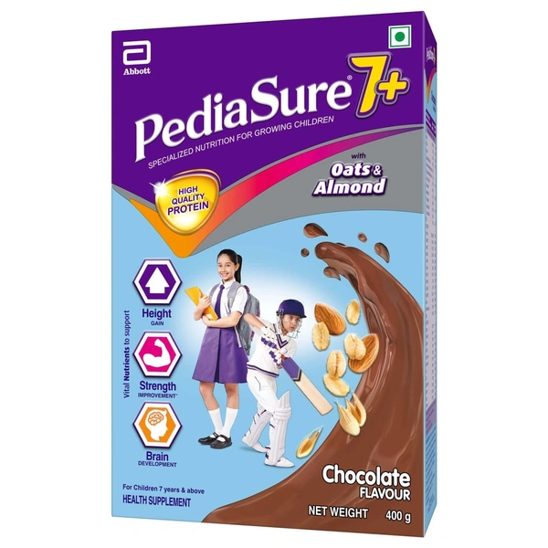 Pediasure 7+ Chocolate Flavour With Oats & Almond Refill 400 gm