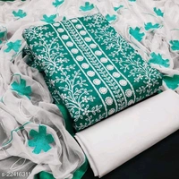 Cotton Chudi Materials - free size, black