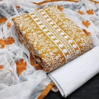 Cotton Chudi Materials - free size, black