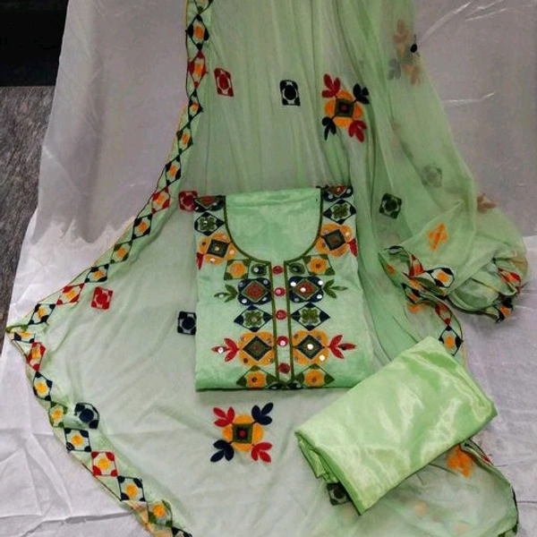 Cotton Chudi Materials - yellow