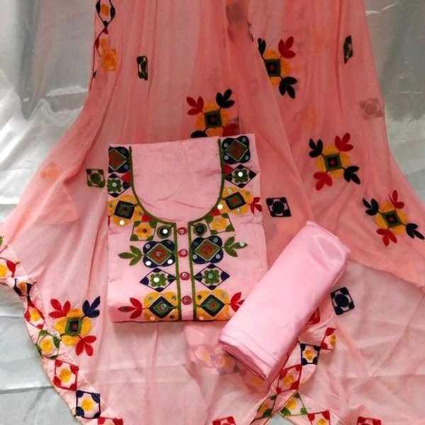Cotton Chudi Materials - pink