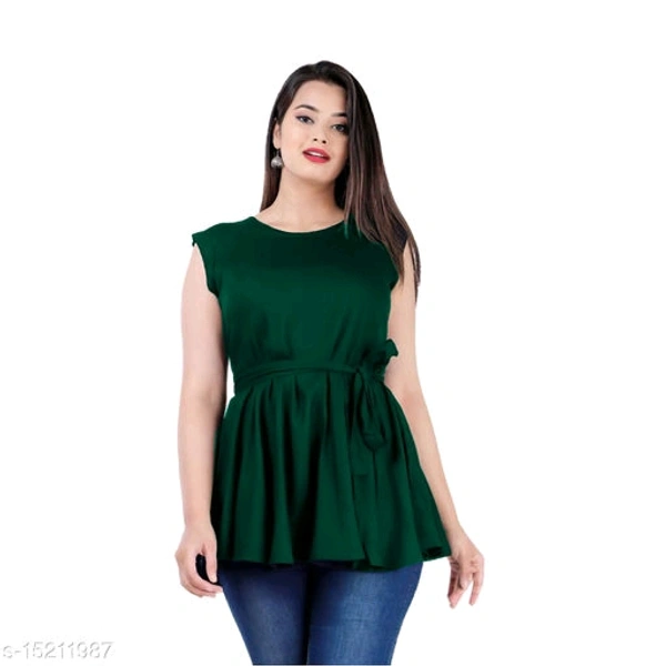Women Tops And Tunics - green, XXL