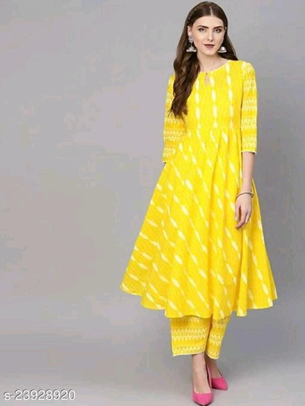 Women Kurtis - yellow, L