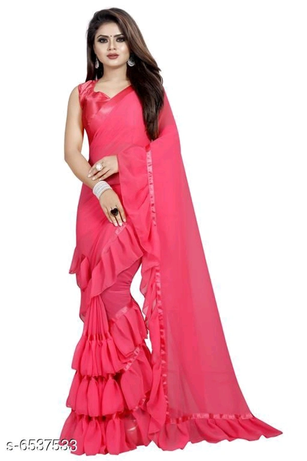 Evergreen Beautiful Saree - free size, dark pink