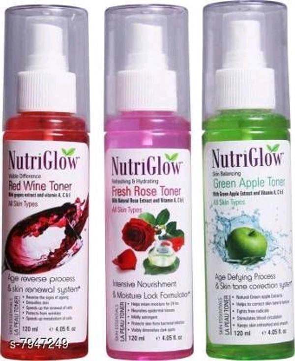 Nutriglow Face Toner - red wine , -