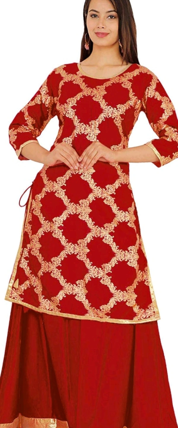 Women Fabulous Kurtis - Red, S