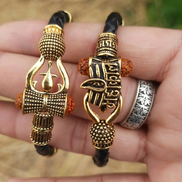Leather Bracelets Set Of 2 - standard size
