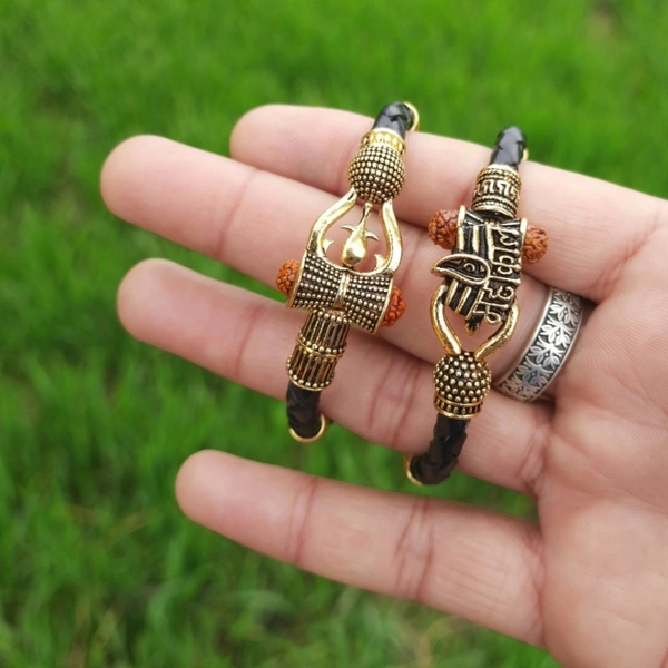 Leather Bracelets Set Of 2 - standard size