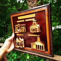 Char Dham Frame - 27x24.5 (LxW) in cm