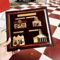 Char Dham Frame - 27x24.5 (LxW) in cm