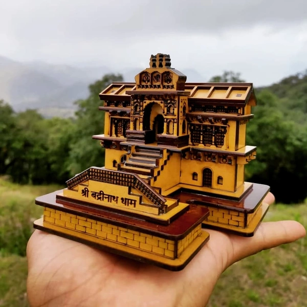 New Badrinath Temple - 13x12x11 (LxWxH) in cm.