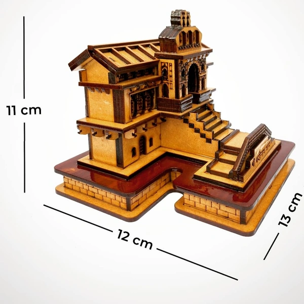 New Badrinath Temple - 13x12x11 (LxWxH) in cm.