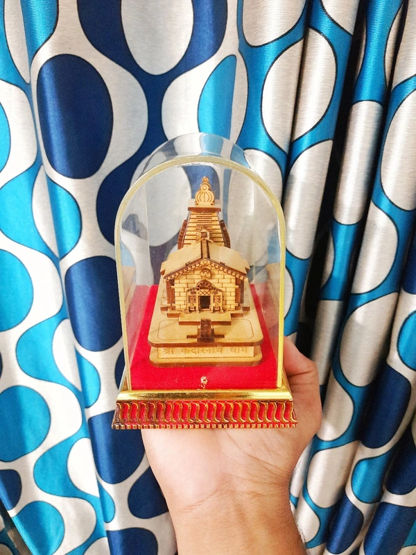 Mini Wooden Kedarnath With Covered Box