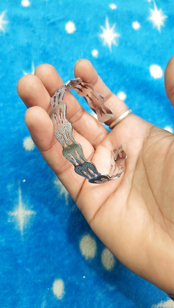 Trishul Silver Bracelet