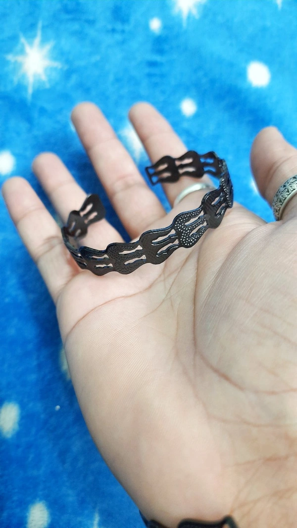 Trishul Black Bracelet