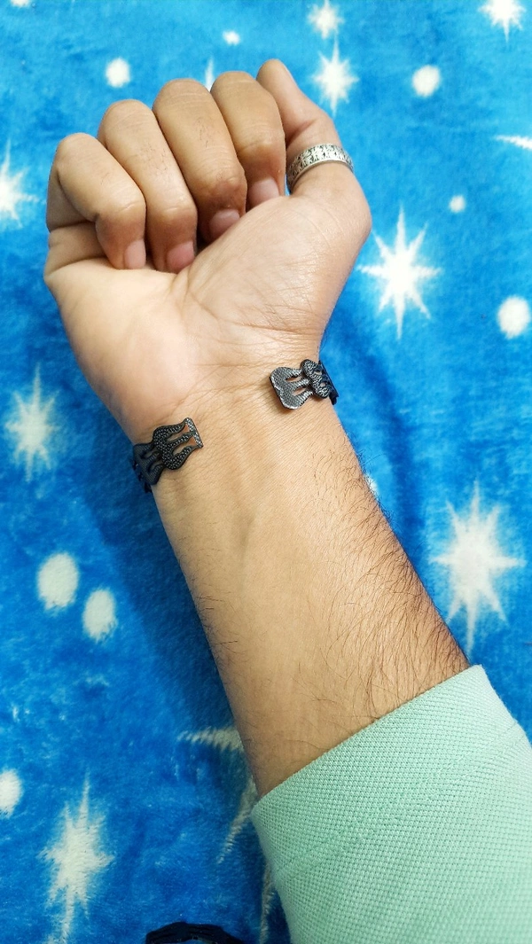 Trishul Black Bracelet