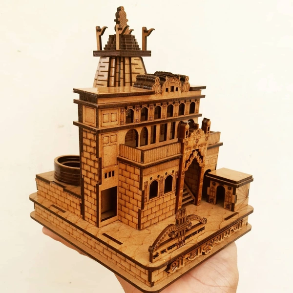 Khatu Baba Temple - 5.6x6.6x7.6 (LxWxH) in inches.