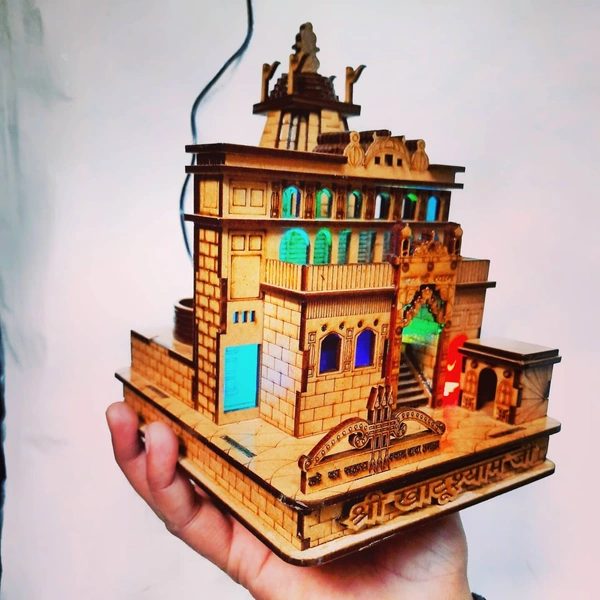 Lighting Khatushyam Temple  - 6.5x5.5x7.5 (LxWxH) in inches.