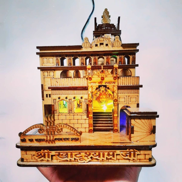 Lighting Khatushyam Temple  - 6.5x5.5x7.5 (LxWxH) in inches.