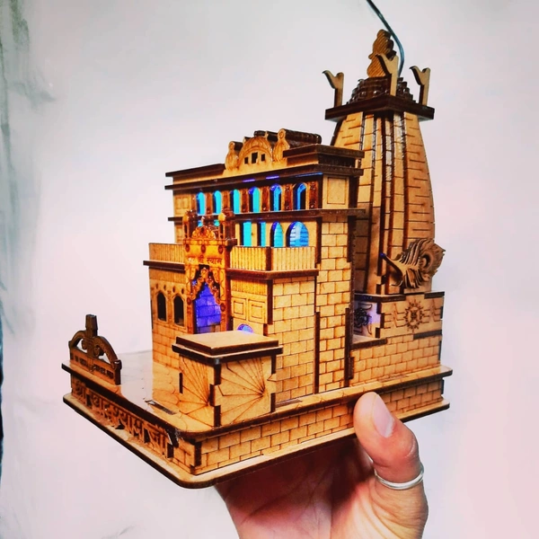 Lighting Khatushyam Temple  - 6.5x5.5x7.5 (LxWxH) in inches.