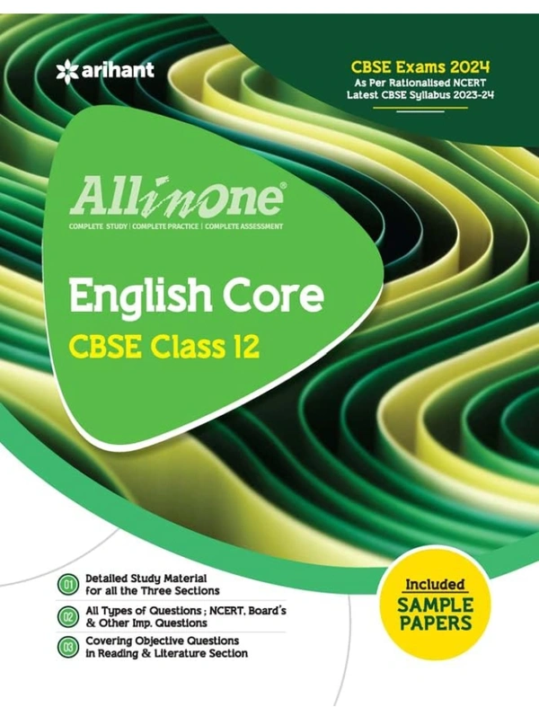 Arihant All In One Class 12th English Core for CBSE Exam 2024