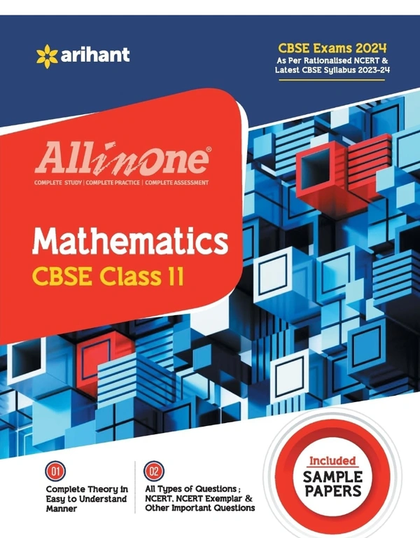 Arihant All In One Class 11th Mathematics for CBSE Exam 2024
